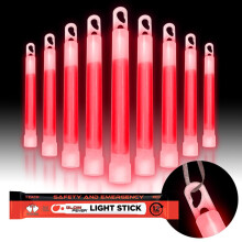 Glow Fever Glow Sticks Bulk, Emergency Safety Military 6''