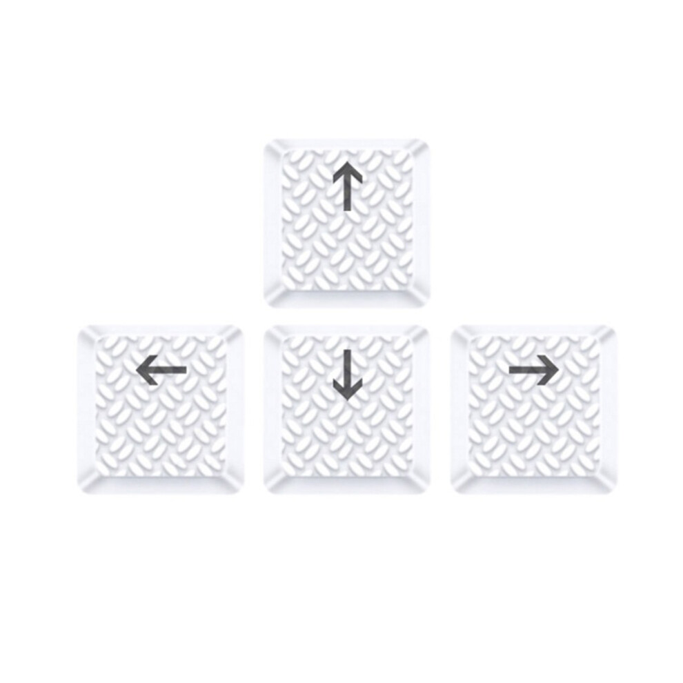 4Pcs Carbon Fiber Keycap Texture Nonslip Cover For G915/G813/G815/G913 Arrowkeys White 7695001171540