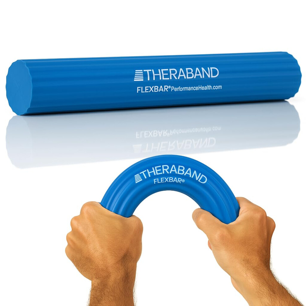 Theraband Flexbar Resistance Bar – Pain Relief For Tennis Elbow And Golfer’s Elbow – 12 Inch Durable Flex Bar For Strength And Grip – Portable
