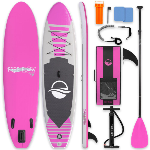 SereneLife Inflatable Stand Up Paddle Board, SUP Board- Paddleboards