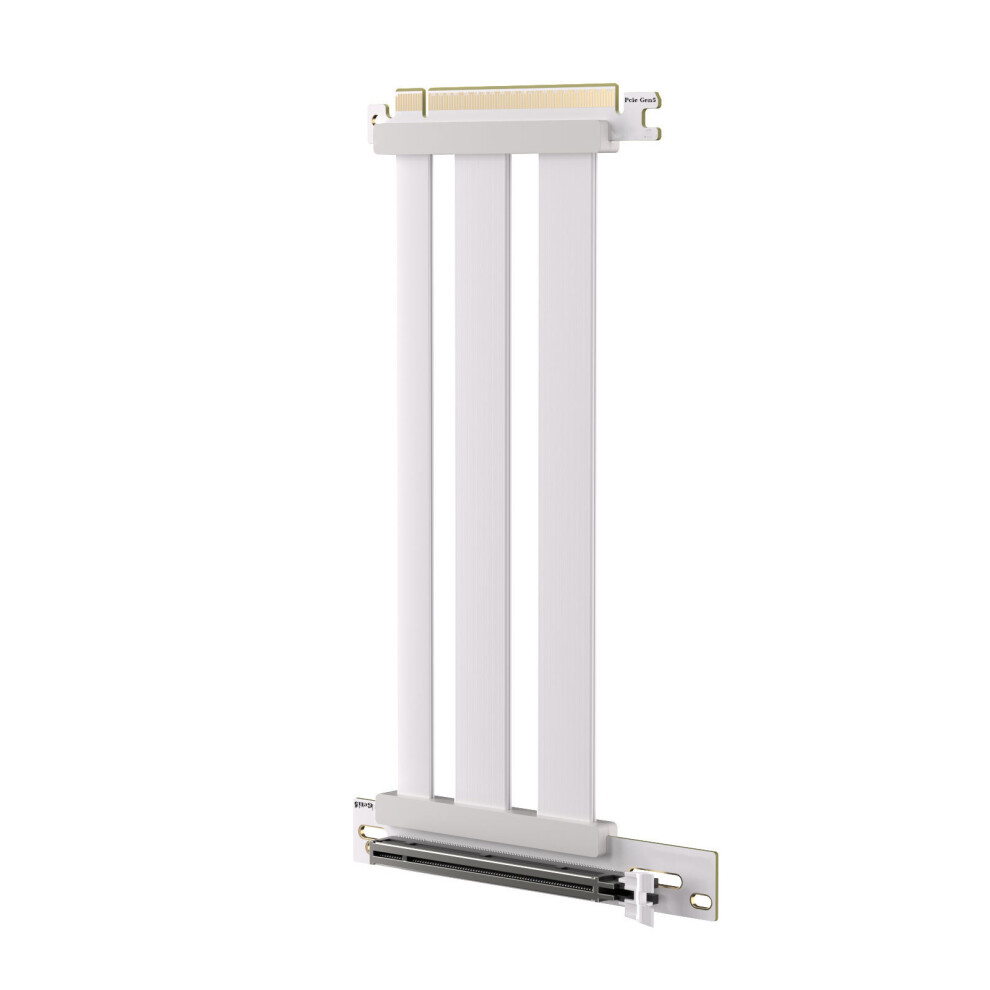 Pcie 5.0 X16 90 Degree Gpu Adapter For Motherboard Fast Bandwidth 32Gt/S White 7695001213035