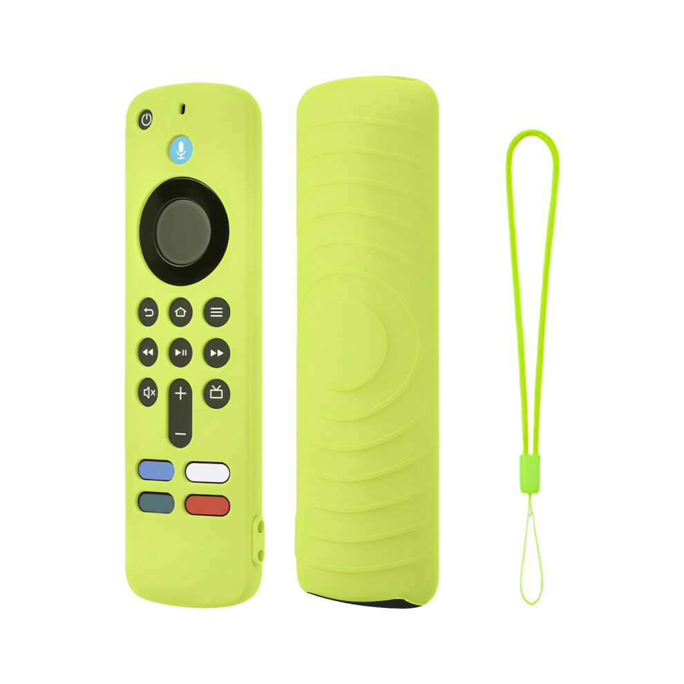 Dustproof Silicone Case For Tv Stick /4K (Newest Model) Tv Remote Fluorescent Green 7695001153096