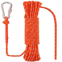 NorthPada Boat Anchor Rope with Hook 5/16 in x 100 ft Floating Orange