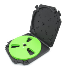 7Inch Empty Tape Reel 1/4Inch Diameter ABS 3 Hole for Recorder Replacement Green