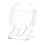 Modern Clear/Black Mount For Dedicated Wireless Sound Device TM 1
