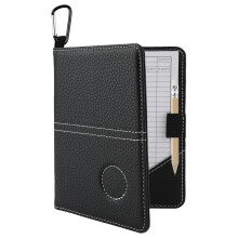 AHRLIC Leather Golf Scorecard Holder Set, Waterproof Golf Card Holder