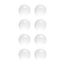 8Pcs Shock Absorbing Speaker Feet with AntiSlip Design for Stable Transparent 16x8mm