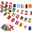 World Cup Flag Bunting, 2026 World Cup Decorations, 50ft/15m World 1