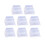 8Pcs Speaker Stabilizers Feet Pad AntiVibration Technology for Clear Transparent 1