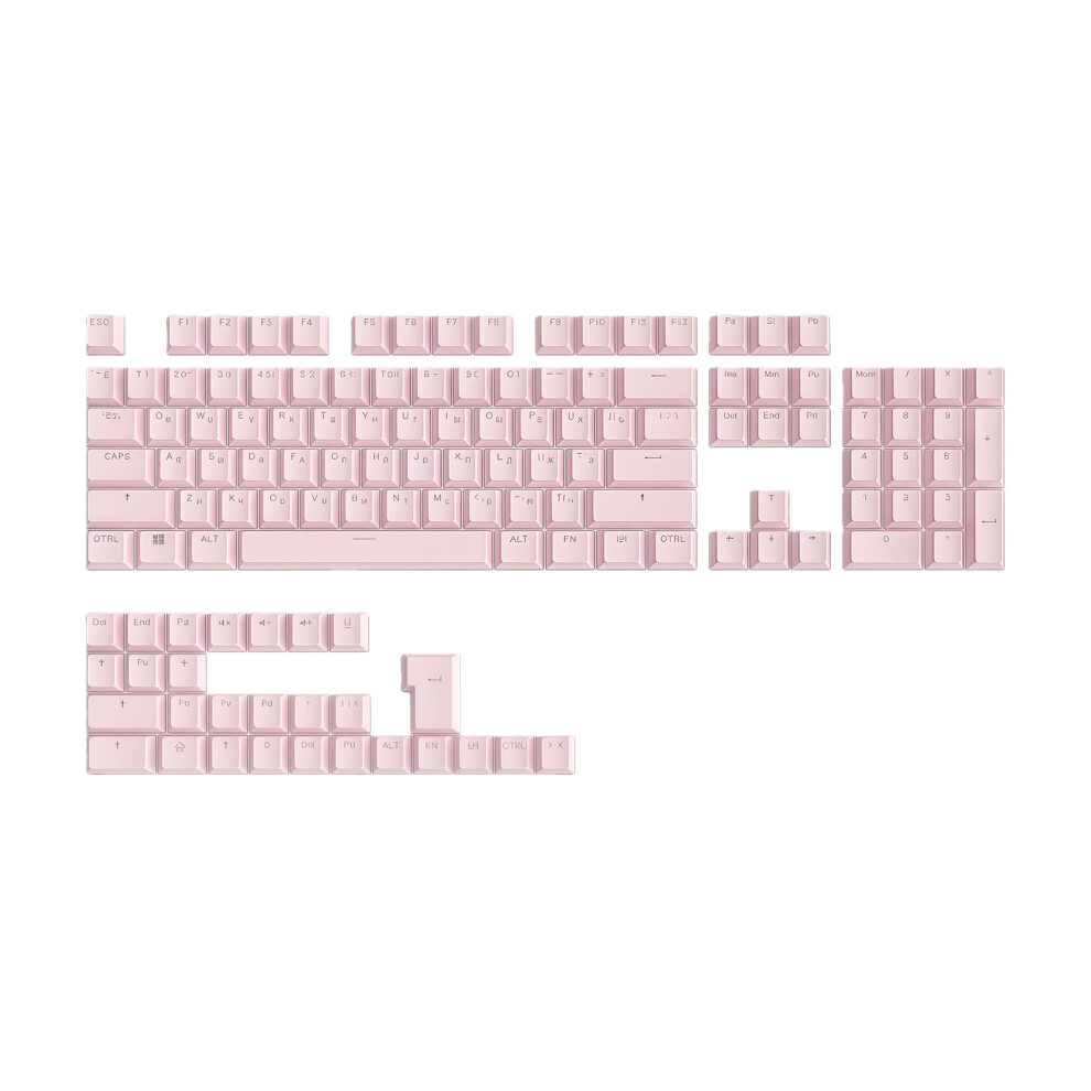 Abs Keycaps 104Keys Oem High-End Printing Abs Keycap For Rgbs Mechanical Keyboards Pink 7695001213011