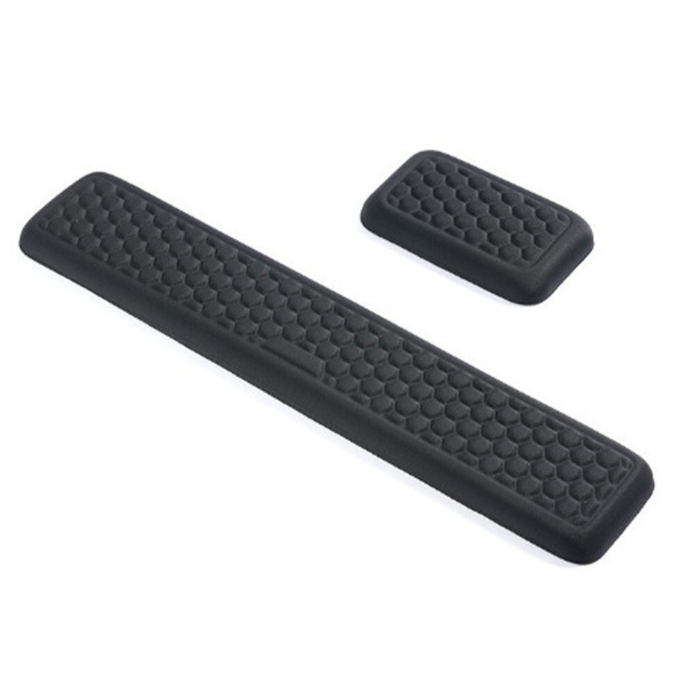 Wrist Rest Keyboards Rest With Nonslip Base For Computer Gaming Wrist 2 Piece Set Cloth 7695001234740