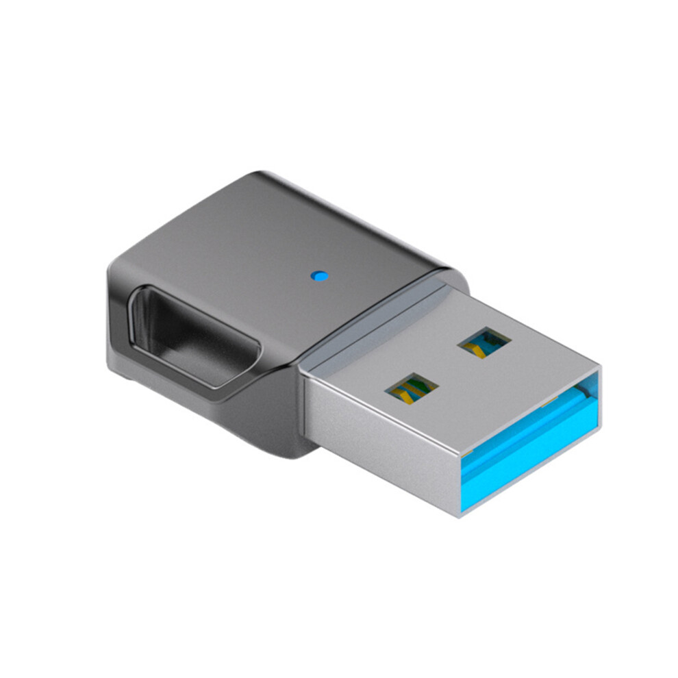 Aluminum Usb A To Type C Adapter 10Gbps Data Transmission 3A Fast Charging Black 7695001246118
