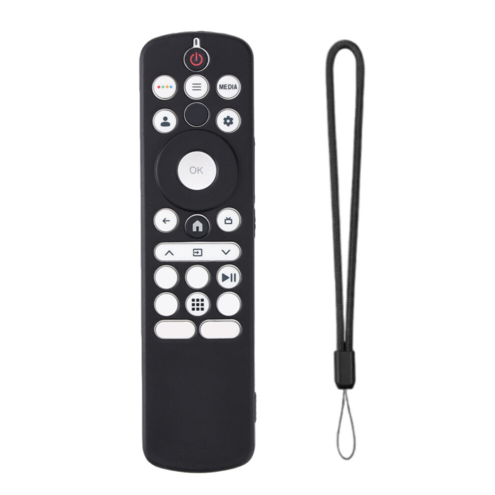 Precise Fit Silicone Cover Protector For Htru33g Remote Case Full Button Access Black 7695001202497