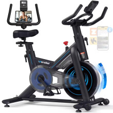 Wenoker Exercise Bike for Home Gym Use with LCD Display, Quiet Indoor