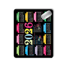 Large Size Mouse Pad Displaying 2026 Calendar Locked Edges Gaming Mousepad F373