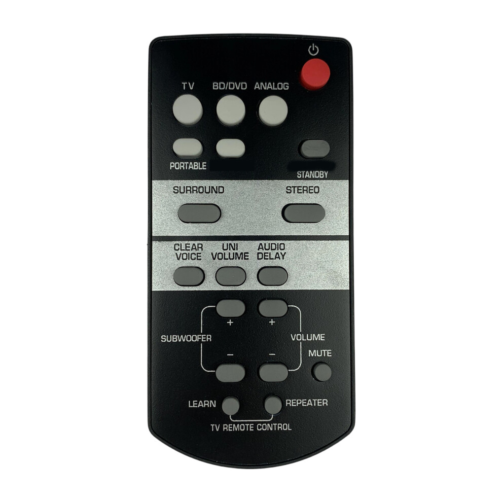 Efficient Remote Control With Ergonomic Shape For Fsr64 Mbe693 Soundbar 7695001185592