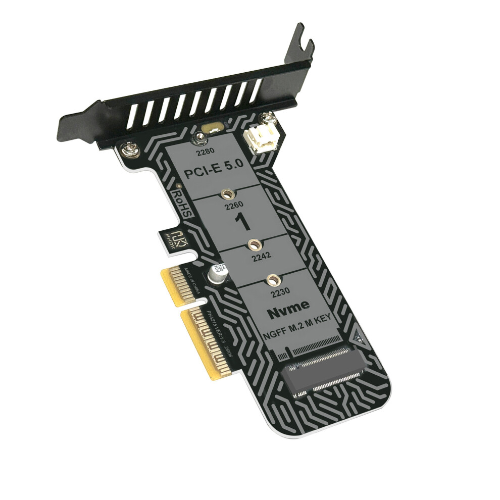Industrial Pciex4 Adapter For M.2 Nvme Drive For Corrosions Resistance Half Height 7695001190206