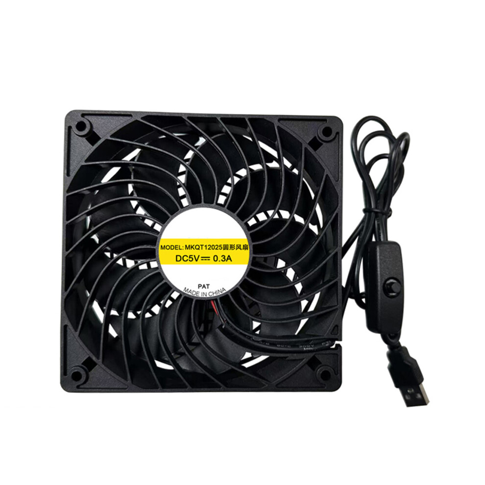 Mini Usb Cooling Fan 12Cm Excellent For Electronic Device Ventilation With Switches 7695001155250