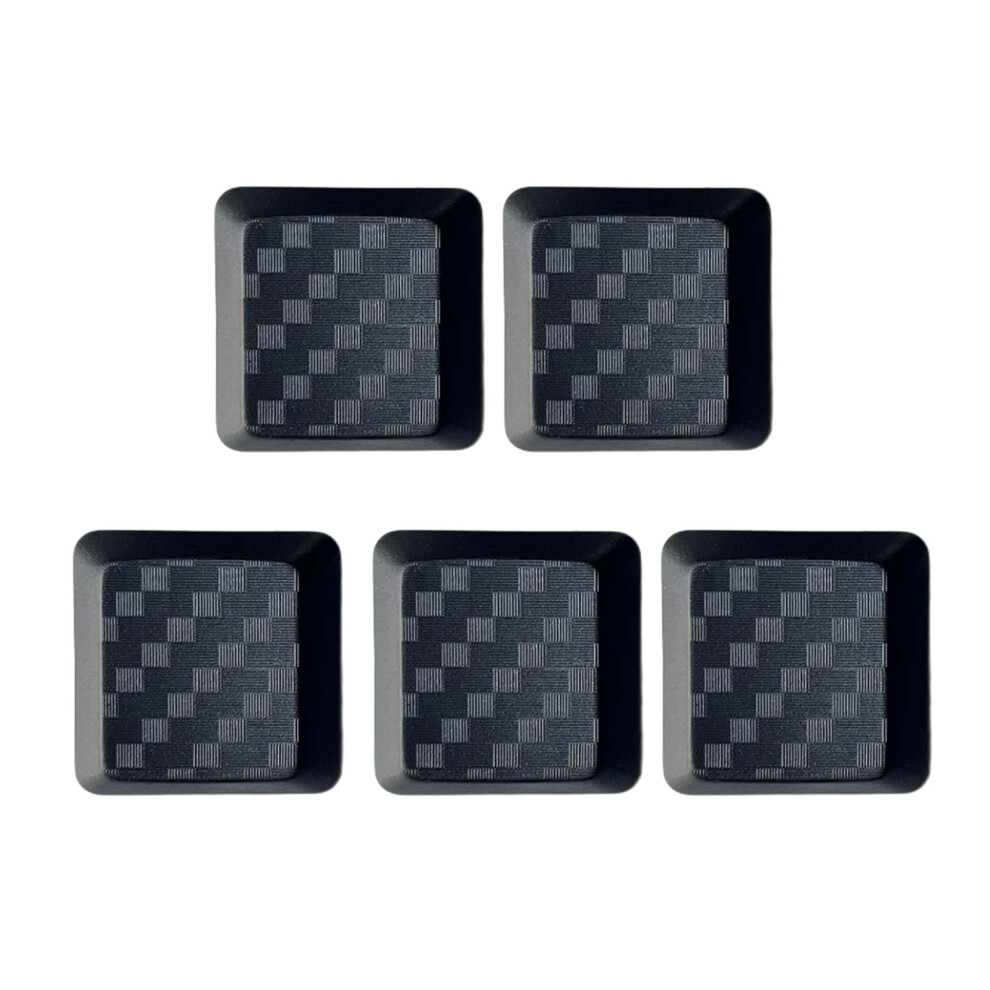 5Pcs Carbon Fiber Keycaps Low Profile For G915/G813 Keyboard Diy Best For Gamer Black 7695001171823