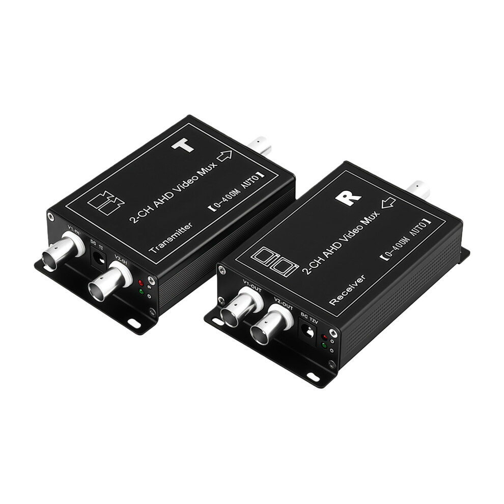 2Chs Ahds Coaxial Multiplexer Expander 1 Line Transmits 2Channel Surveillances 7695001166515