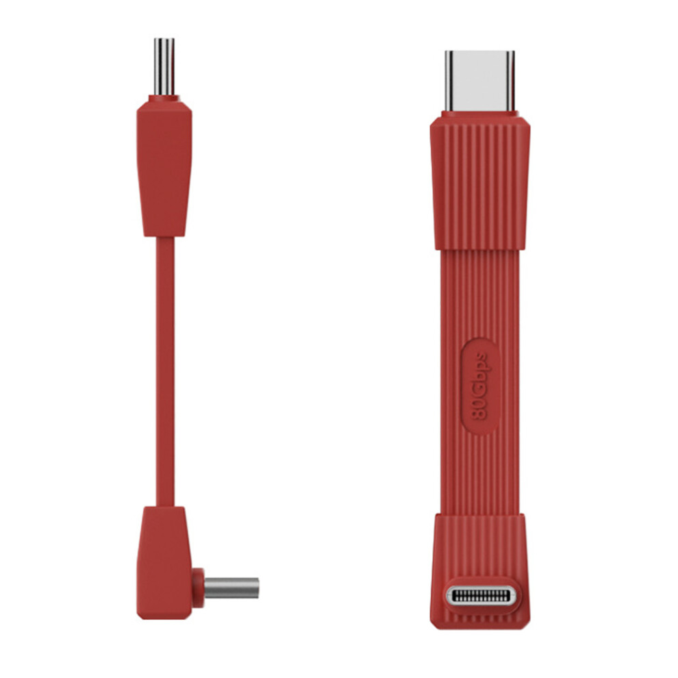 Flexible Type C 240W 80Gbps Charging Cord Space Saving Rollable Design 42-67Mm 60Mm Red 7695001247153