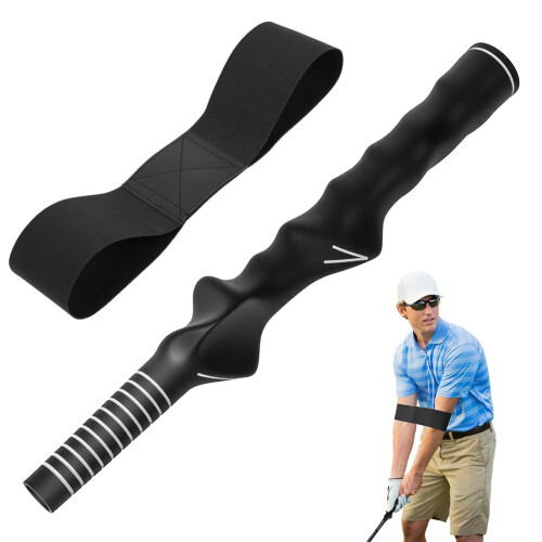 flintronic 2PCS Golf Training Grip, Golf Grip Training Aid, Anti-Slip