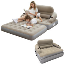 JEASONG Blow Up Mattress Inflatable Sofa Bed with Built in Pump, King