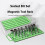 Professional Metal Socket Storage Rack With High Strength Magnet For Workshop Tool Green 4