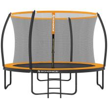 SONGMICS Trampoline Ø 366 cm, Garden Trampoline for Children with