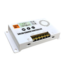 12/24V 30A PWM Solar Charge Controller, Solar Panel Regulator with LCD Display for Lithium and Flooded Batteries