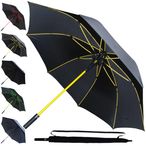 60MPH Golf Umbrella Windproof - Strong Umbrella Large and Rainproof
