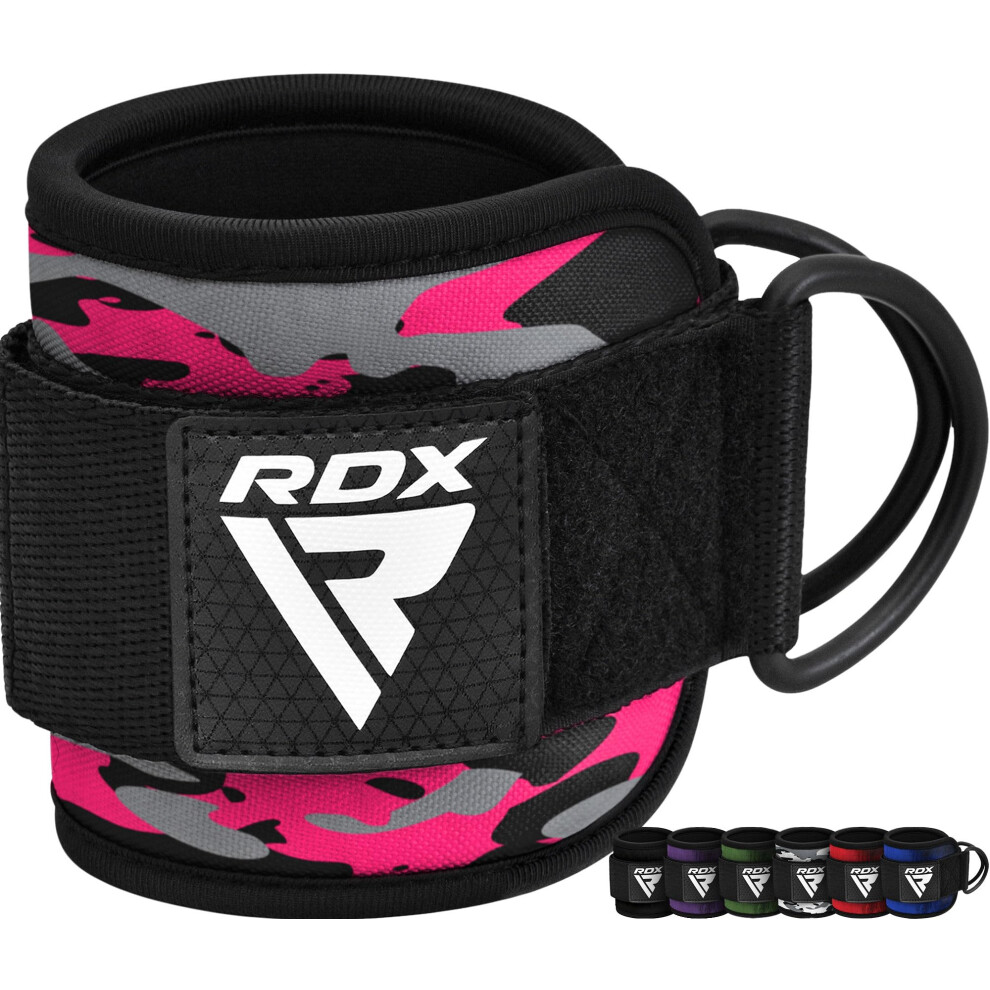 Photos - Other Toys RDX Ankle Straps for Cable Machines – 7MM Neoprene Padded 10"x4" Adjustable Gym Cuffs with Dual D-Rings – Weight Attachments