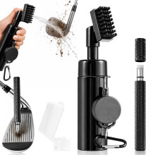 Wynaura Pro Golf Club Cleaner Brush with Golf Groove Sharpener Tool