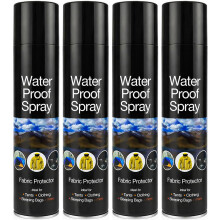 ANGIX 4 x Waterproof Spray 300ml for Shoes, Tents, Fabric, Jackets,