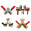 2/4 Way Brass Water Divider Valves Drip Systems Water Flow Splitter Compact Type 1 3
