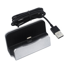 Charging Dock 18W Fast Charging Portable Wide Compatibility Safety Protections Sliver