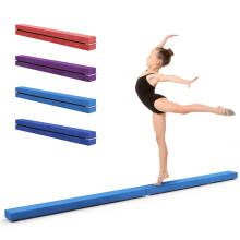 Dripex Folding Gymnastics Balance Beam 210cm Kids Training Beam High