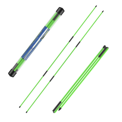 flintronic Golf Alignment Stick, 2PCS Golf Practice Training Aid,