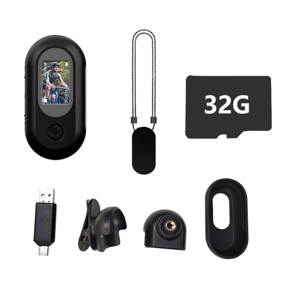 Magnetic 1080P Video Recorder Lightweight Portable Camera For Video Recording 32Gb Black 7695001197809