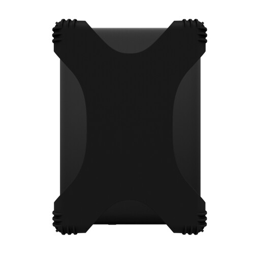 Easy to Clean Tablets Grip Holder Smooth Silicone Material Finger Grip for Simple Black