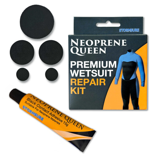 Neoprene Queen Premium Wetsuit Repair Kit - Make Long-Lasting Patch