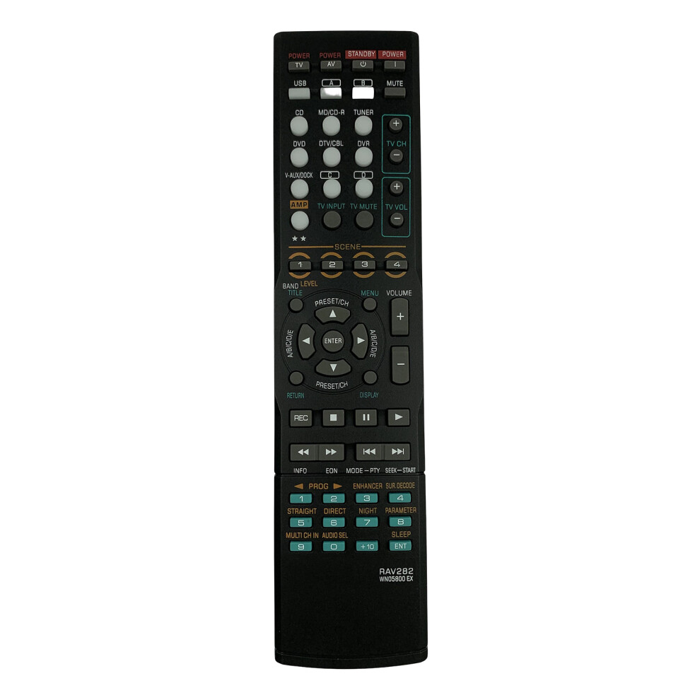 Ergonomic Grip Remote Control For Rav282 Multiple Systems Intuitived Layout 7695001184830