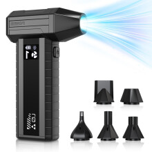 Long Battery Electric Air Duster LED Illumination Highly Speed Cleaning for Car Use B