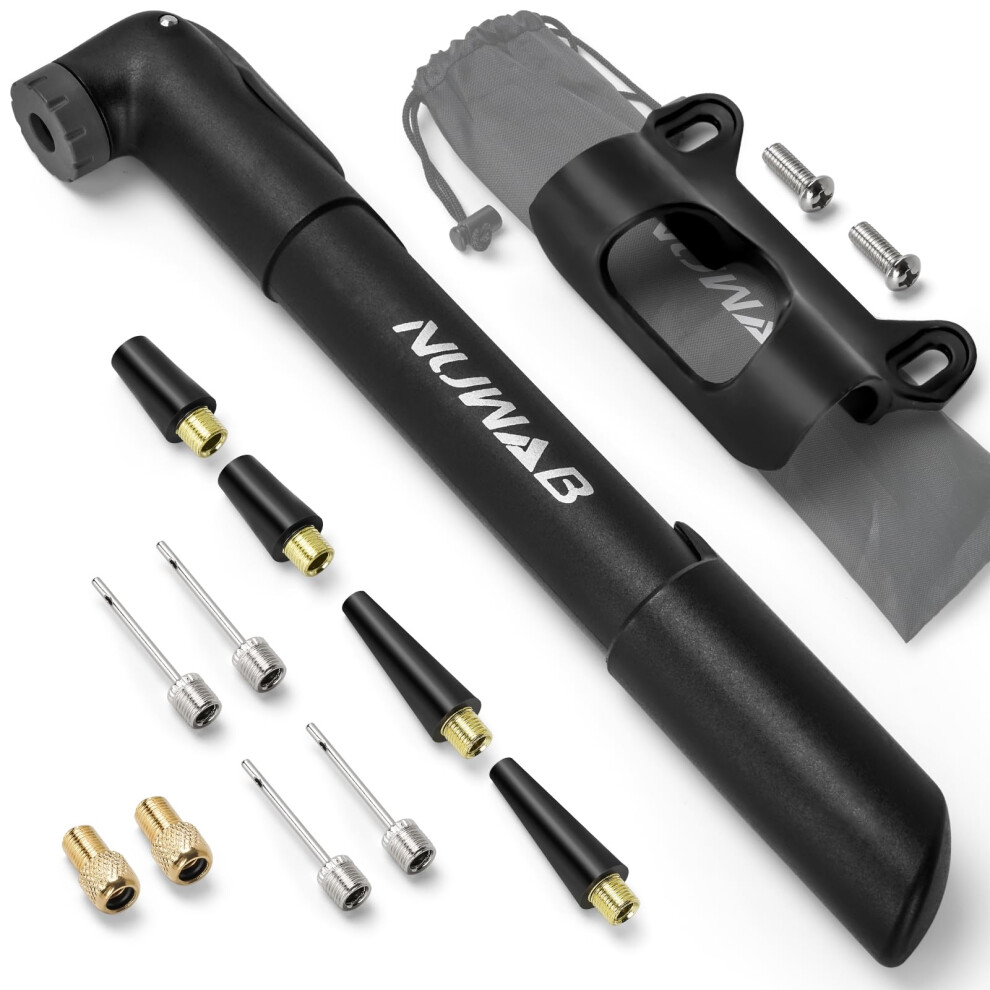 Photos - Bike Pump NUWAB Mini , 9.4" Hand Bicycle Pump, Quick Balloon Pump,