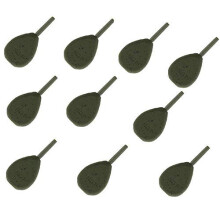10x Carp Fishing Weights 1.5oz 2oz 2.5oz 3oz 3.5oz Inline Style NGT