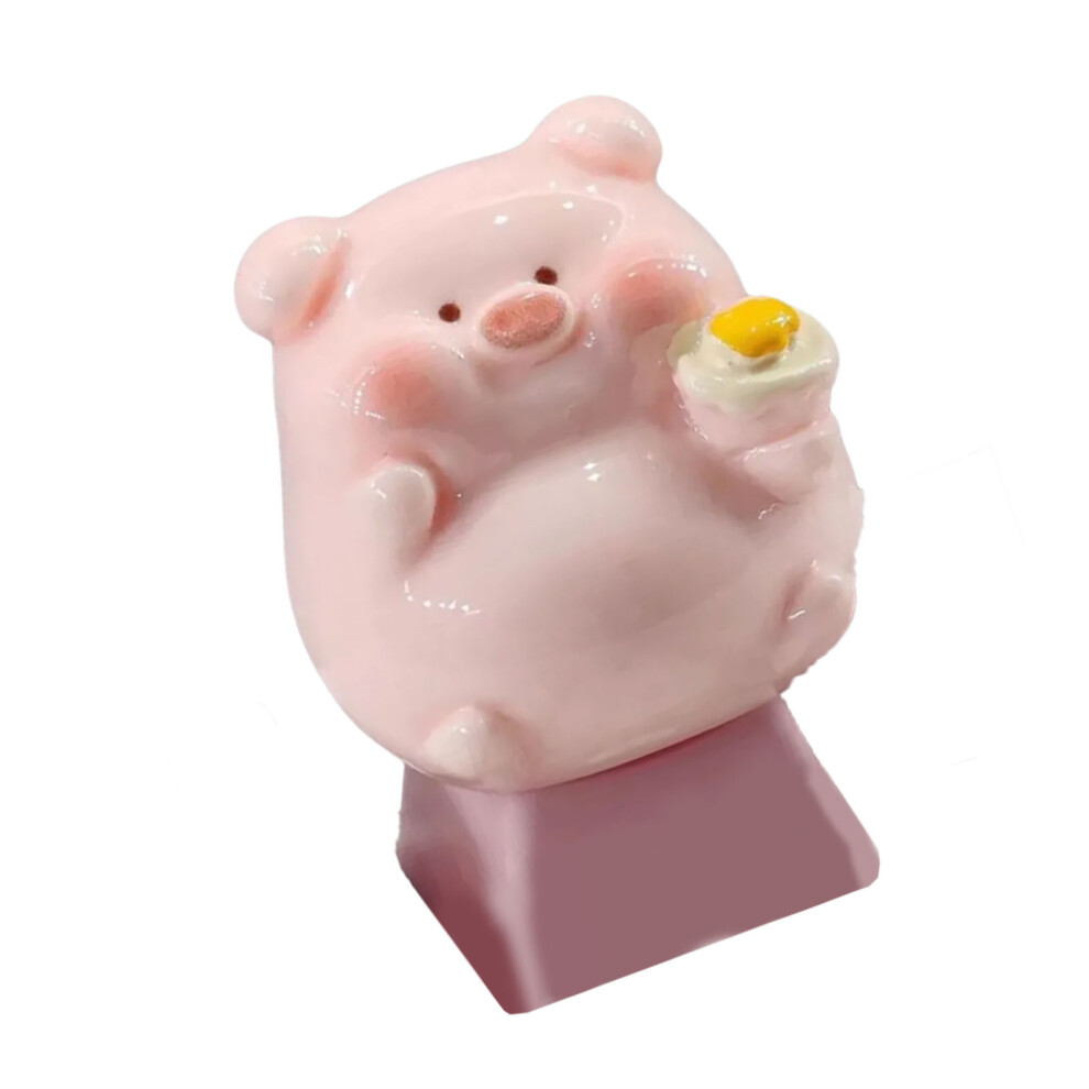 Cartoon Pig Shape Keycap For Mechanical Keyboards Keycaps A Pink 7695001247368