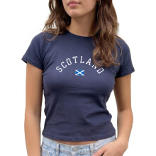 Sanfran Clothing Scotland Baby Tee T-Shirt Top Scottish World