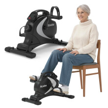 Niceday Mini Exercise Bike, Foot Pedal Exerciser, Under Desk Bike,