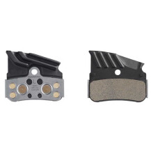SHIMANO N04C disc pads and spring, alloy/stainless back with cooling