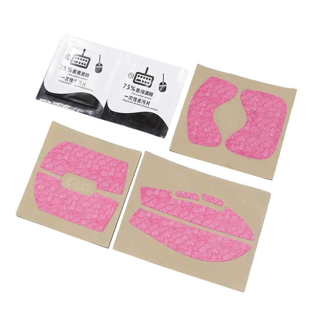 Diy Mouse Skin Mouse Skates Side Stickers Antislip Pad For Gprox Superlight 2C Mouse Pink 7695001199803